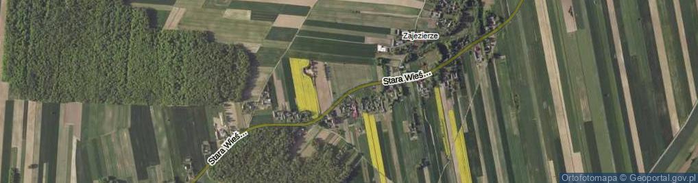 Zdjęcie satelitarne Stara Wieś Trzecia ul.